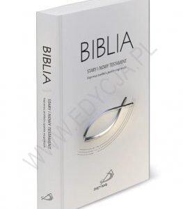 Biblia z kolorową wkładką - oprawa miękka, szara - Edycja św. Pawła
